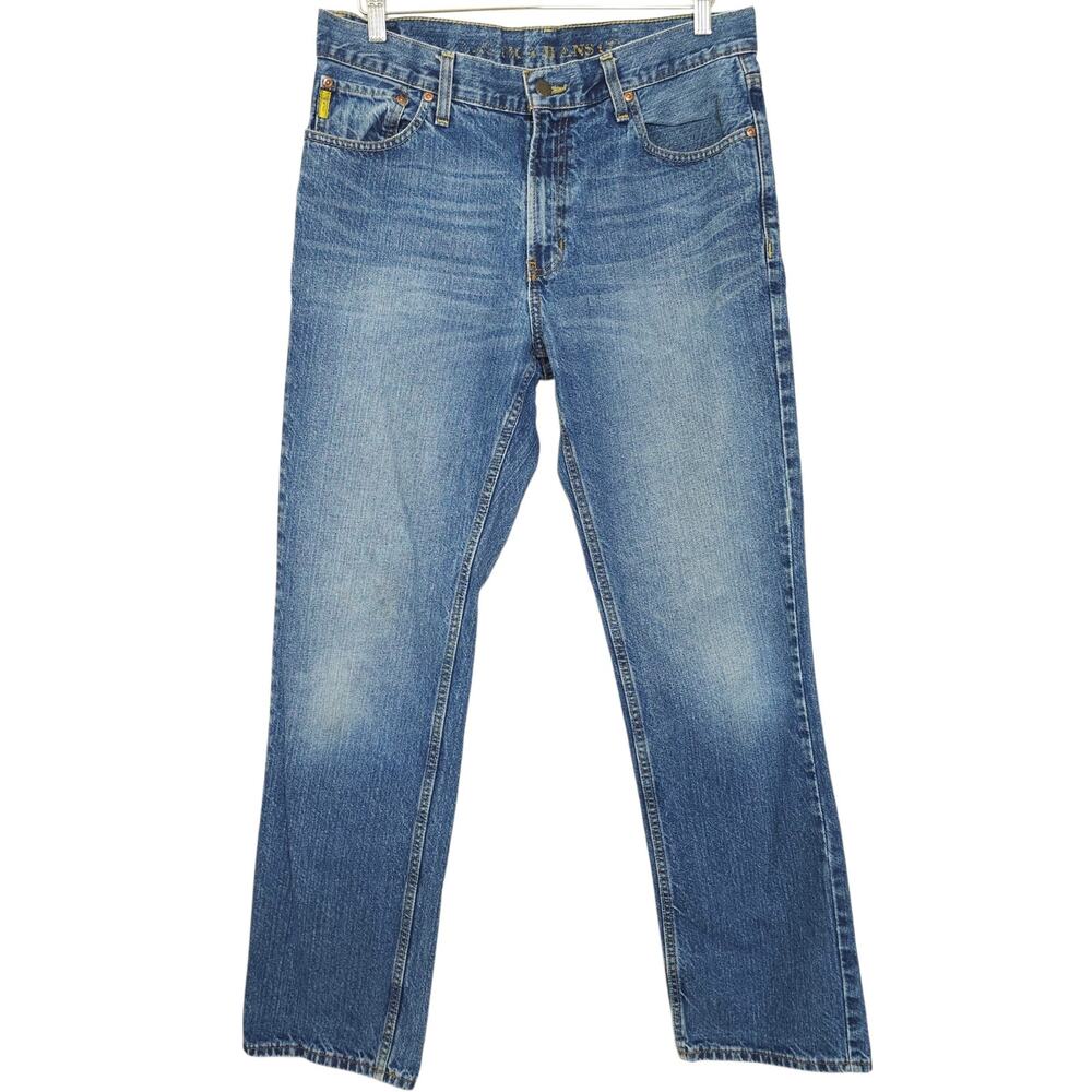 Nautica Jeans Co Mens 32x32 Regular Fit Denim Blue 100% Cotton 90s
